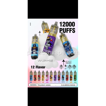 Melhores 12000 Puffs VapMe descartável vape atacado